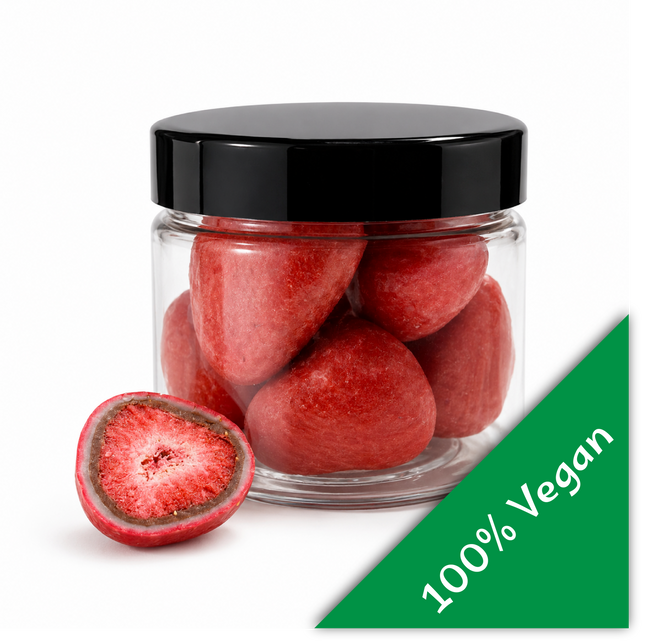 Jordgubbs Dragéer - 100g