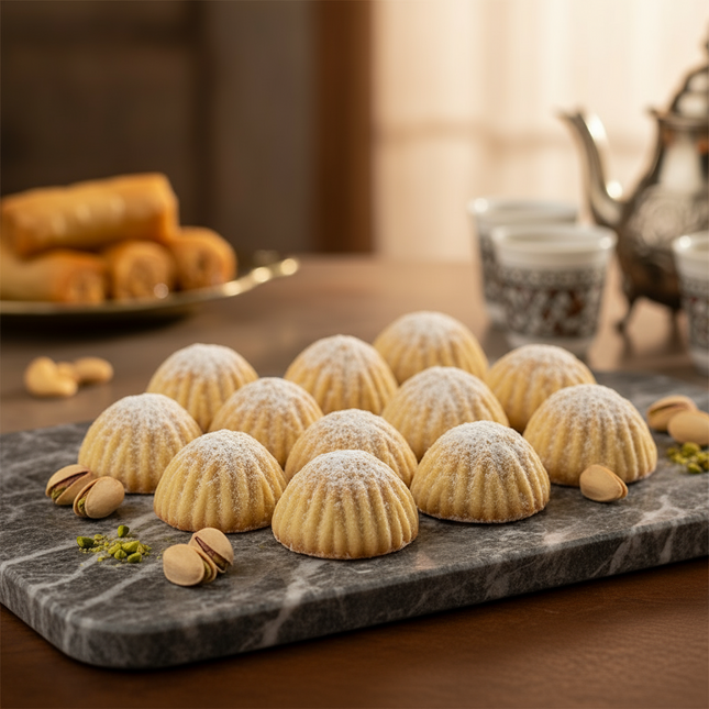 Cookies (Mamoul) with pistachio filling
